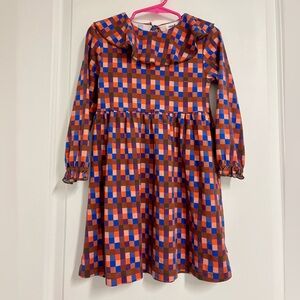 Oeuf Multicolor Checkered Girls Dress